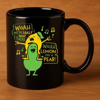 Lemon On A Pear 11oz C Handle Ceramic Mug
