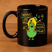 Lemon On A Pear 11oz C Handle Ceramic Mug