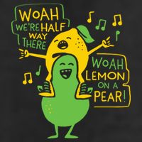 Lemon On A Pear Microfiber Hand Towel