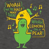 Lemon On A Pear Vector Backpack