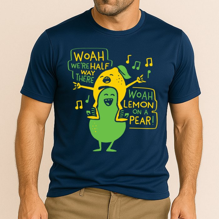 Lemon On A Pear Performance Shirt