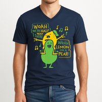Lemon On A Pear V-Neck T-Shirt