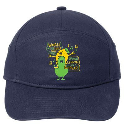 Lemon On A Pear 7-Panel Snapback Hat