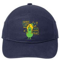 Lemon On A Pear 7-Panel Snapback Hat