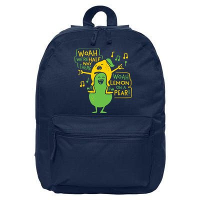 Lemon On A Pear 16 in Basic Backpack
