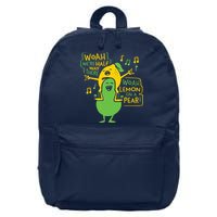 Lemon On A Pear 16 in Basic Backpack