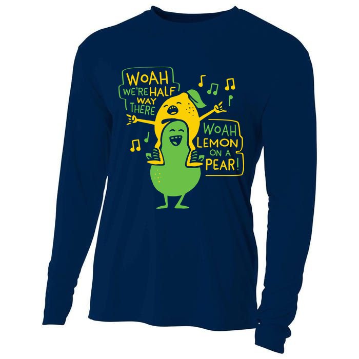 Lemon On A Pear Cooling Performance Long Sleeve Crew