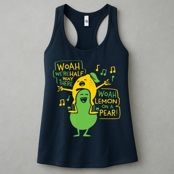 Lemon On A Pear Womens Tank Top