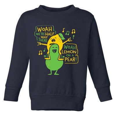Lemon On A Pear Toddler Sweatshirt