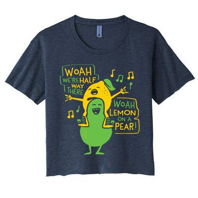 Lemon On A Pear Crop Top