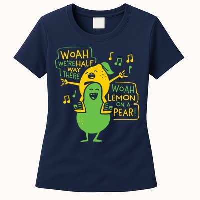 Lemon On A Pear Womens T-Shirt
