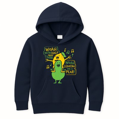 Lemon On A Pear Kids Hoodie
