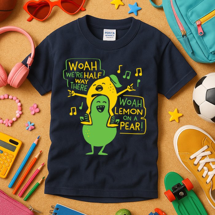 Lemon On A Pear Kids T-Shirt