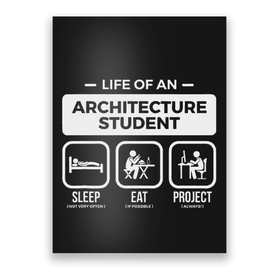 Life Of An Architecture Student Poster