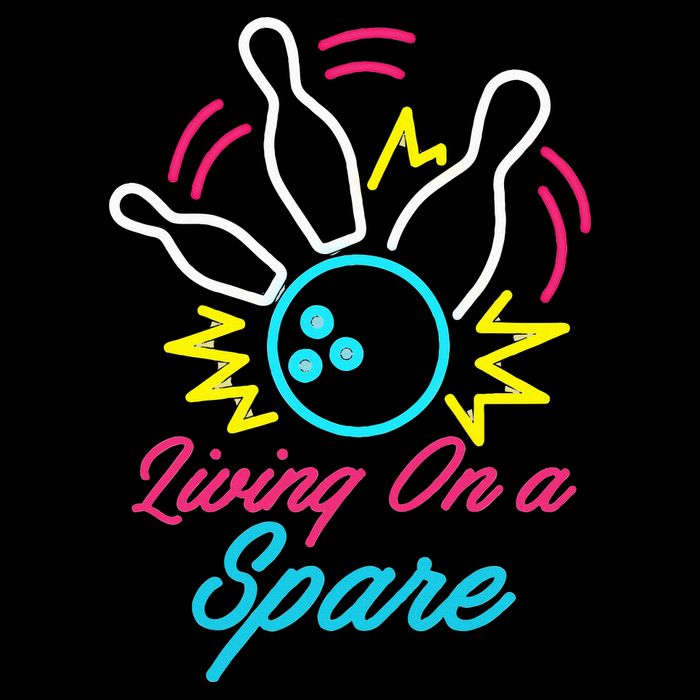 Living On A Spare Funny Bowling Pins Sports Hobby Long Sleeve Shirt