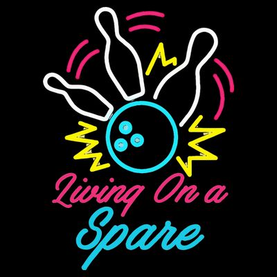 Living On A Spare Funny Bowling Pins Sports Hobby T-Shirt