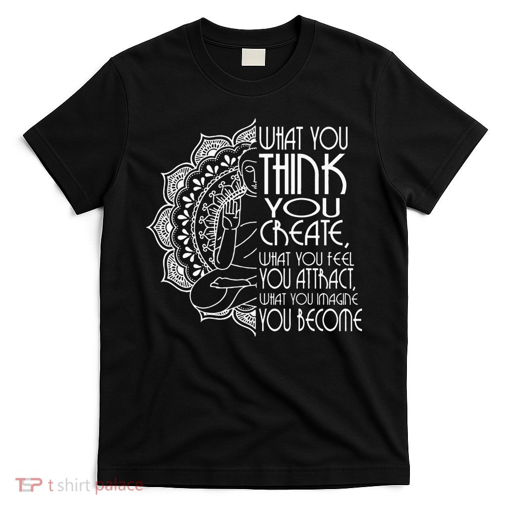 Law Of Attraction Spiritual Buddha Meditation Gifts Men Yoga T-Shirt