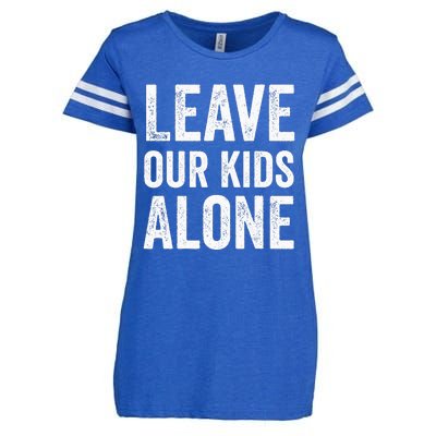 Leave Our Alone Save the children Protest Enza Ladies Jersey Football T-Shirt