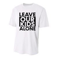 Leave Our Alone Youth Performance Sprint T-Shirt