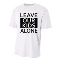 Leave Our Alone Save the children Protest Youth Performance Sprint T-Shirt