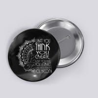 Law Of Attraction Spiritual Buddha Meditation Button