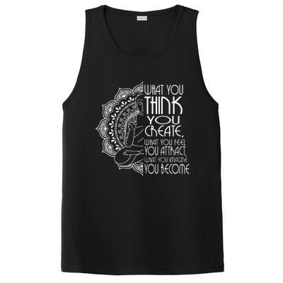 Law Of Attraction Spiritual Buddha Meditation Yoga PosiCharge Competitor Tank