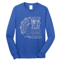 Law Of Attraction Spiritual Buddha Meditation Yoga Long Sleeve Shirt