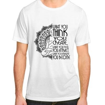 Law Of Attraction Spiritual Buddha Meditation Gift Yoga. Adult ChromaSoft Performance T-Shirt