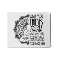 Law Of Attraction Spiritual Buddha Meditation Gift Yoga. Mousepad