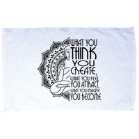 Law Of Attraction Spiritual Buddha Meditation Gift Yoga. Microfiber Hand Towel