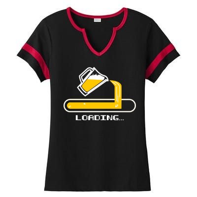 Loading Beer Ladies Halftime Notch Neck Tee