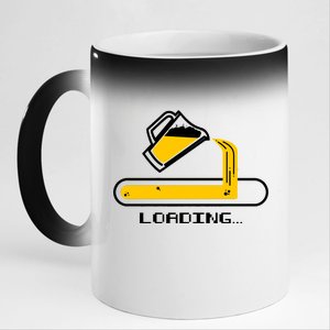 Loading Beer 11oz Black Color Changing Mug