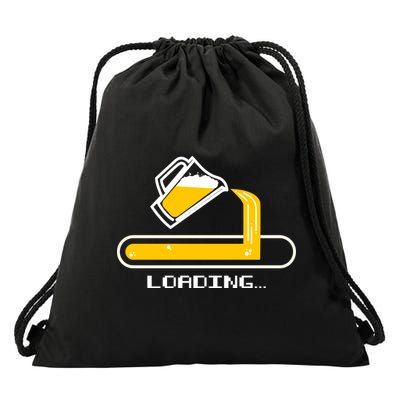 Loading Beer Drawstring Bag