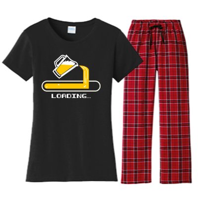 Loading Beer Women's Flannel Pajama Set