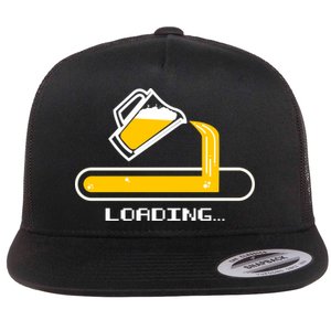 Loading Beer Flat Bill Trucker Hat