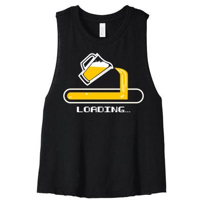 Loading Beer Women's Racerback Cropped Tank