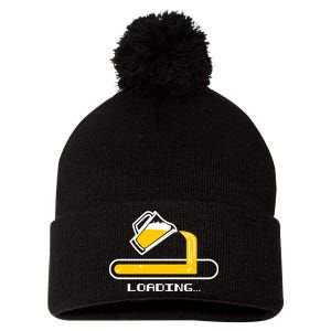 Loading Beer Pom Pom 12in Knit Beanie