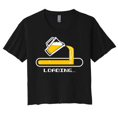 Loading Beer Women's Crop Top Tee