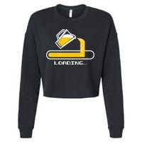 Loading Beer Cropped Pullover Crew