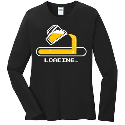 Loading Beer Ladies Long Sleeve Shirt