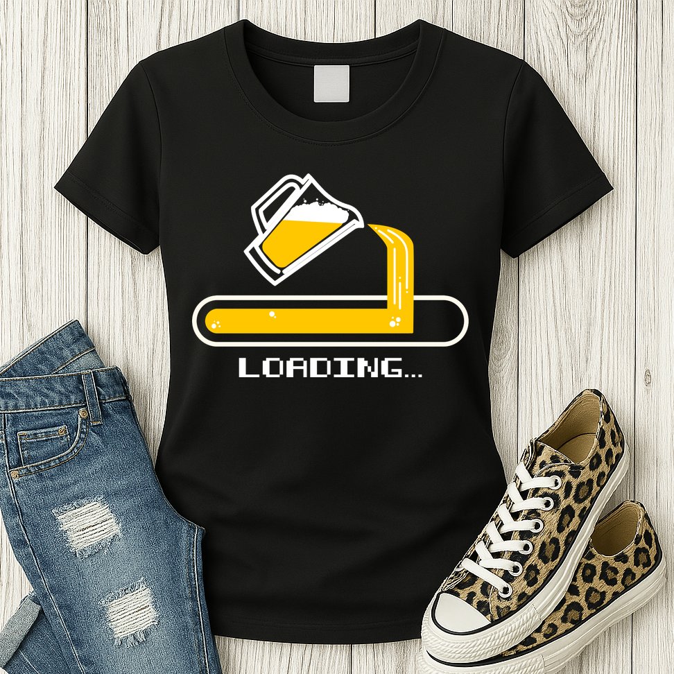 Loading Beer Womens T-Shirt