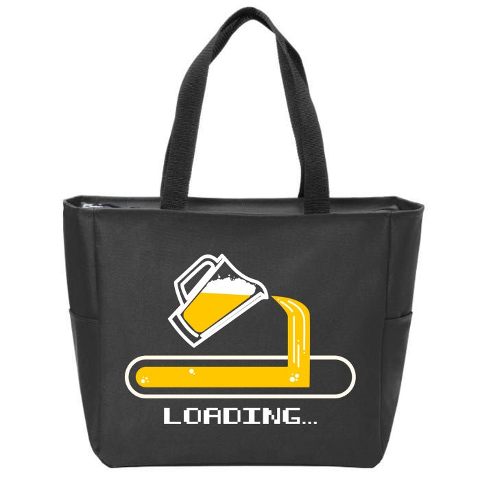 Loading Beer Zip Tote Bag