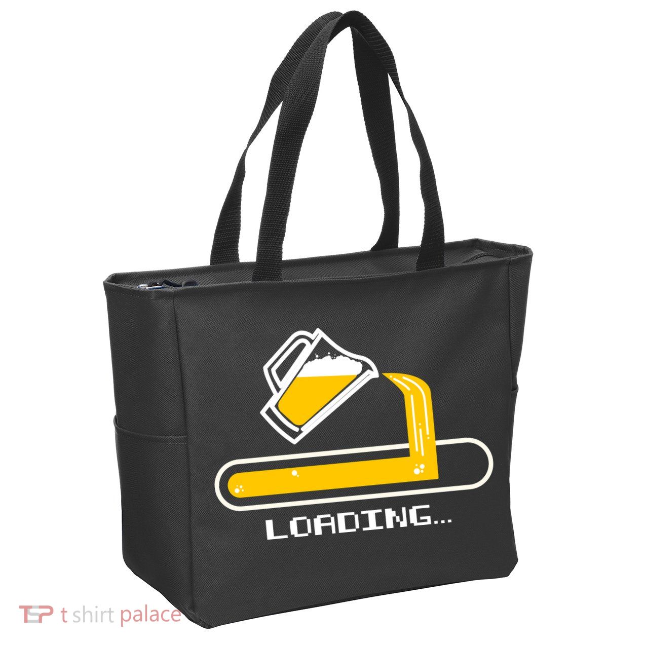 Loading Beer Zip Tote Bag