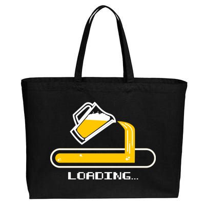 Loading Beer Cotton Canvas Jumbo Tote