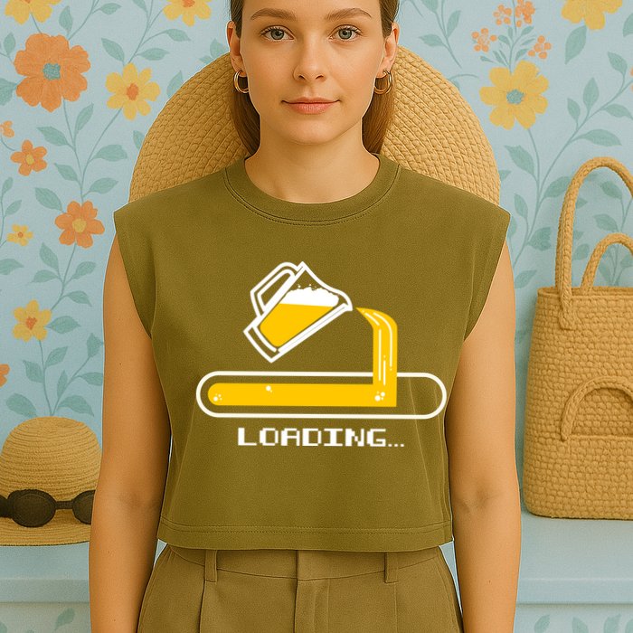 Loading Beer Garment-Dyed Women's Muscle Tee