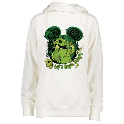 Lets Oogie Boogie Funny Halloween Womens Funnel Neck Pullover Hood