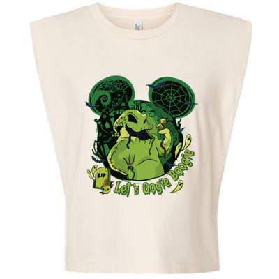 Lets Oogie Boogie Funny Halloween Garment-Dyed Women's Muscle Tee