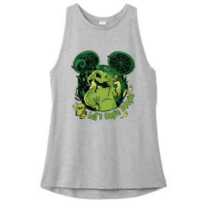 Lets Oogie Boogie Funny Halloween Ladies PosiCharge Tri-Blend Wicking Tank