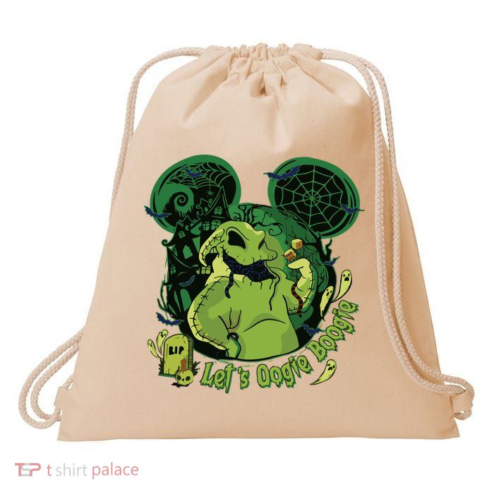 Lets Oogie Boogie Funny Halloween Drawstring Bag