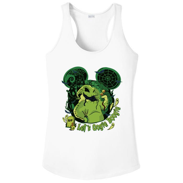 Lets Oogie Boogie Funny Halloween Ladies PosiCharge Competitor Racerback Tank